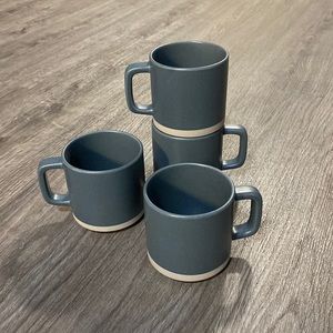Artisanal Kitchen Supply Stoneware 4pc. Mug Set